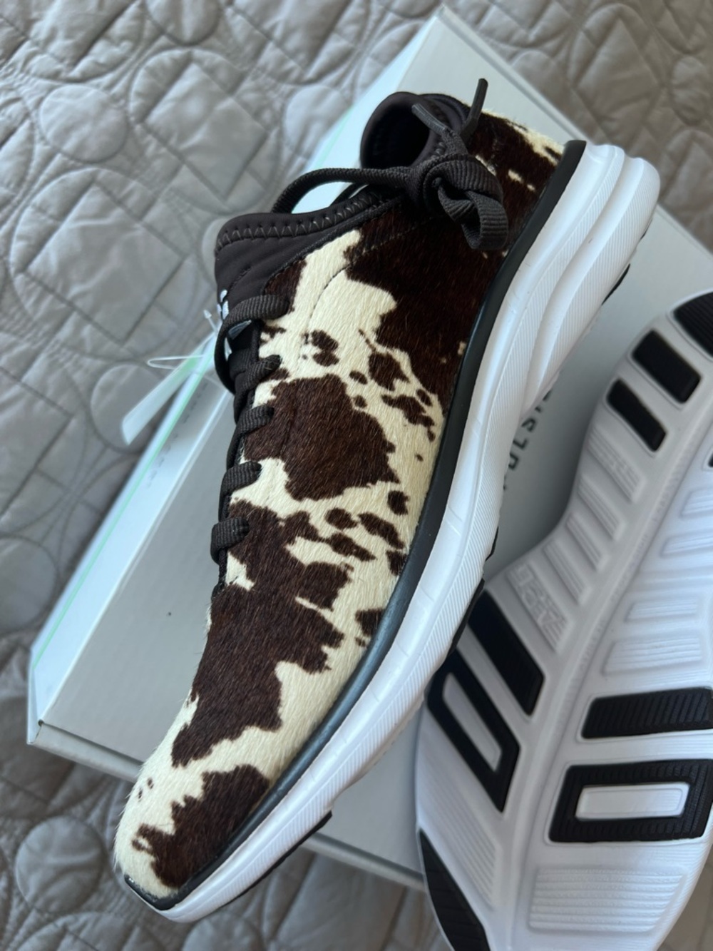 APL WOMEN'S ICONIC PHANTOM DEEP BROWN/WHITE/COW SIZE 6.5 - Picture 11 of 15
